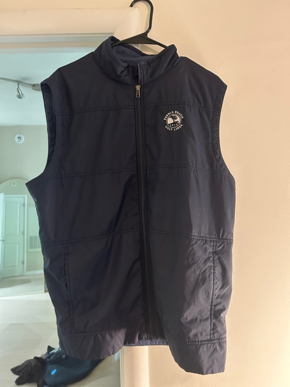 Pebble Beach Cutter & Buck Navy Vest